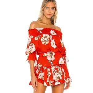 Misa Los Angeles x Revolve Darla Dress Poppy Floral S